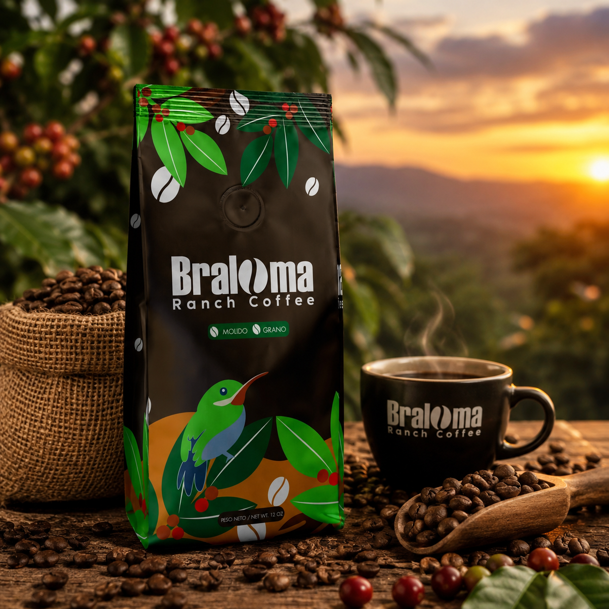 Braloma Ranch Coffee - 12oz - Café Importado