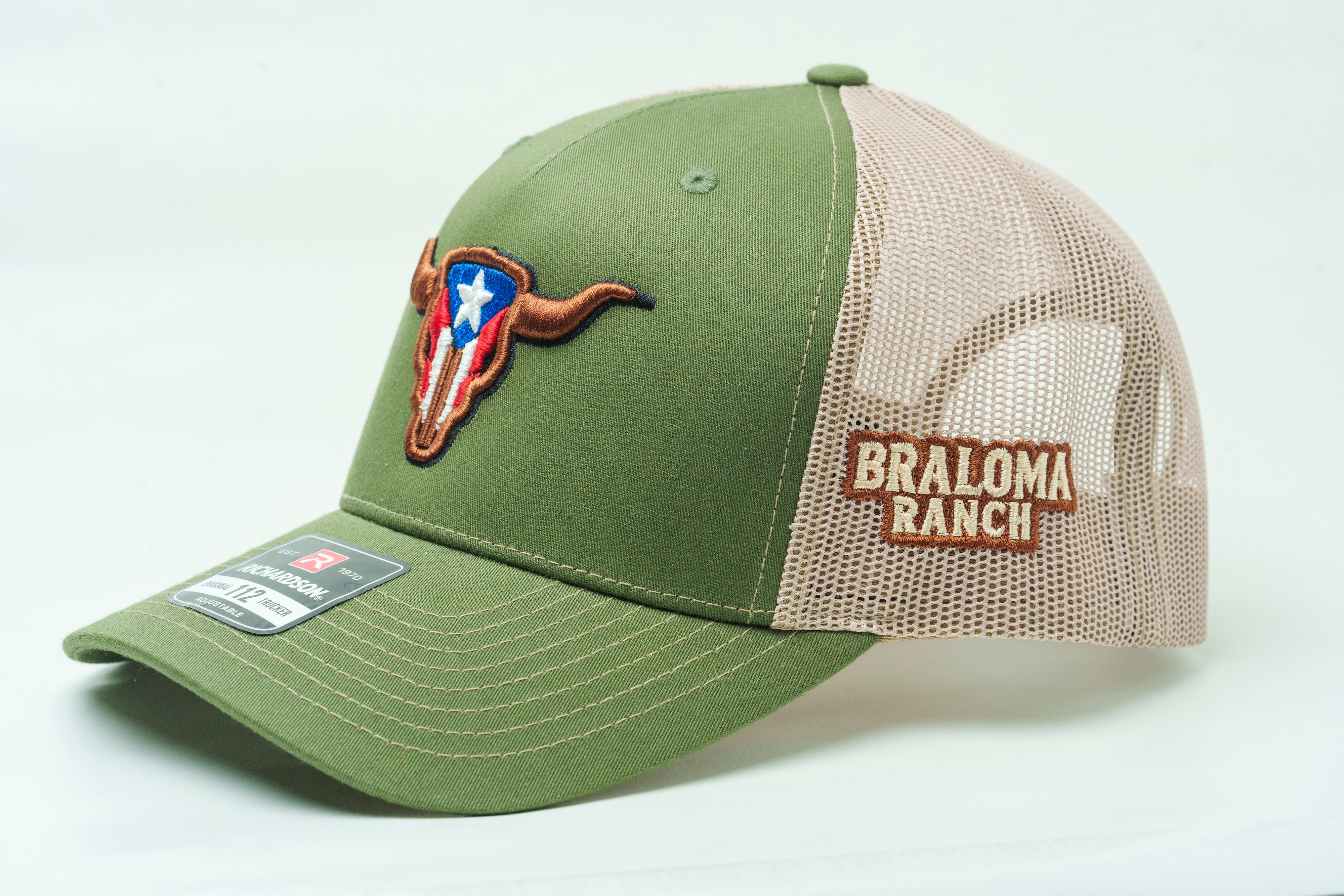 Gorra Trucker Braloma Ranch – Olive Green Edition