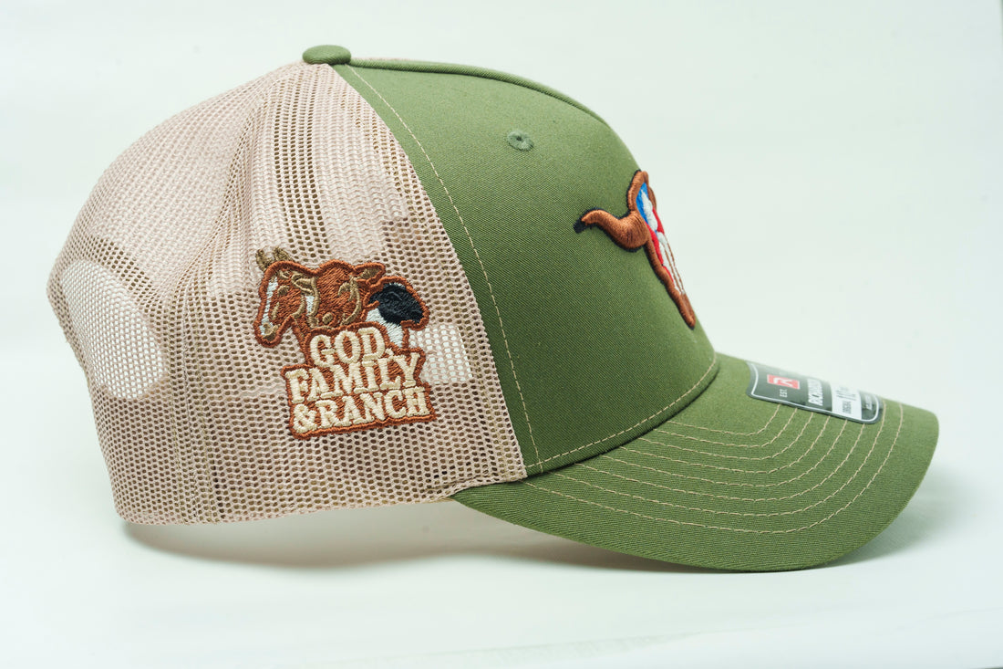 Gorra Trucker Braloma Ranch – Olive Green Edition