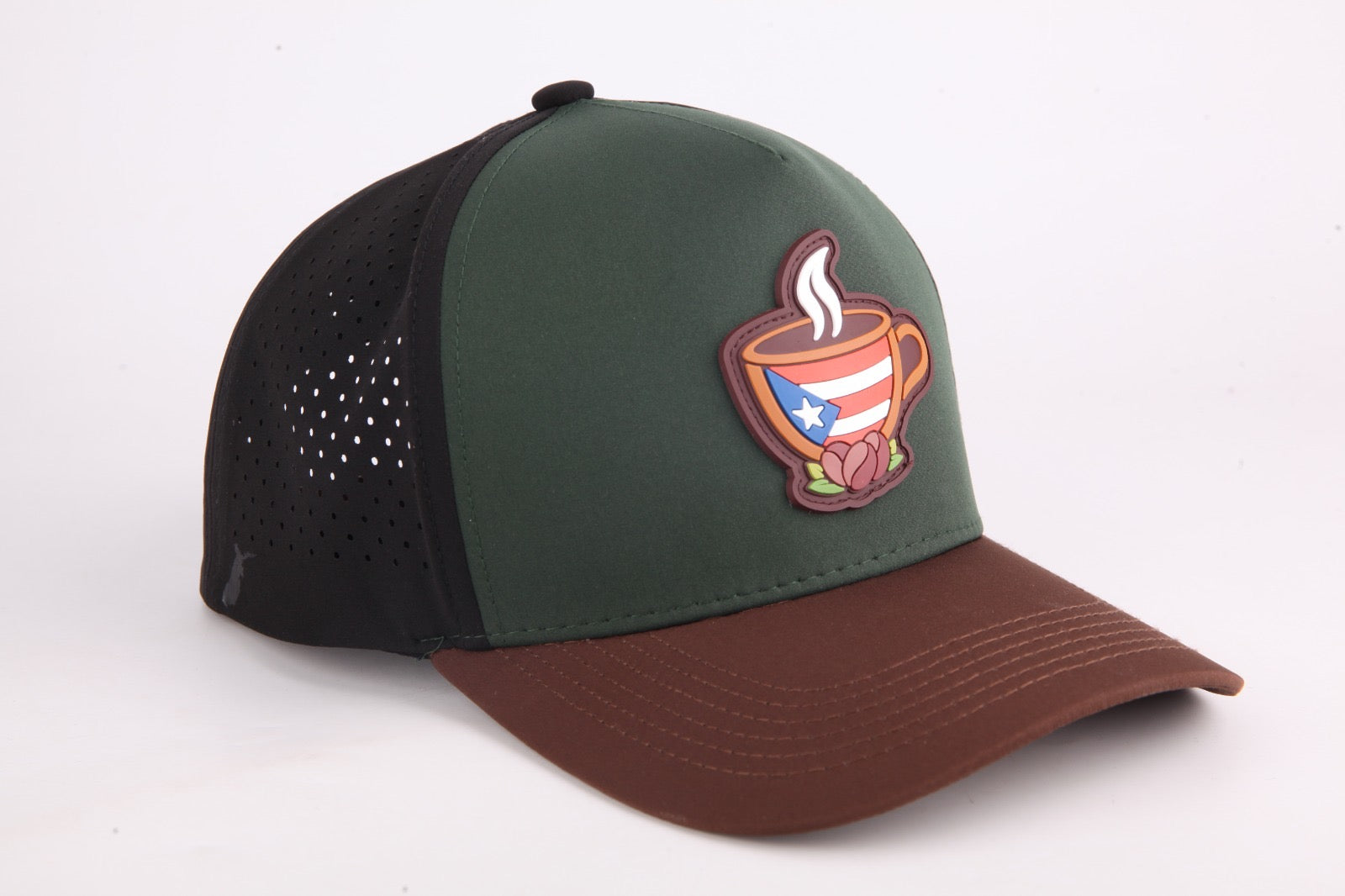 Gorra Braloma Ranch Coffee (Verde y Negra)