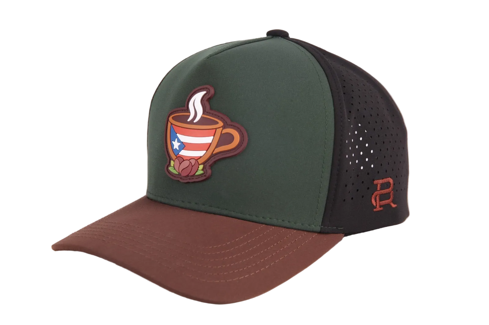 Gorra Braloma Ranch Coffee (Verde y Negra)
